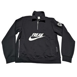 Nike Giannis Antetokounmpo Freak Patch Basketball Dri-FIT 1/4 Zip Mens Medium